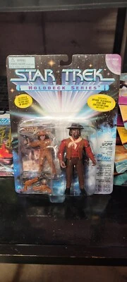1995 STAR TREK HOLODECK SERIES ACTION FIGURE SHERIFF WORF IN WESTERN ATTIRE - Image 1 of 2