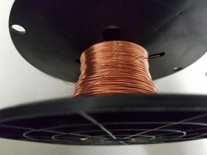 Bare Solid Copper Wire, Bright, 20 AWG, 0.031" Diameter, 250' Reel Length  - Picture 1 of 1