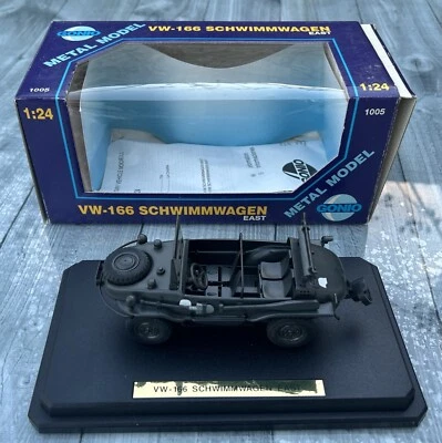 Gonio 1:24 Volkswagen Type 166 Schwimmwagen WW2 German Eastern Front Model 1005 - Image 1 of 4