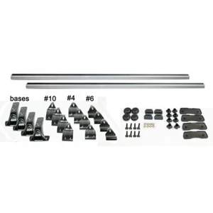 2pcs 50" Heavy-Duty Universal Aluminum Roof Racks with Locks - Picture 1 of 11