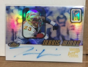 Travis Minor 2001 Topps Finest Rookie Refractor Certified On Card Autograph SP - Bild 1 von 1