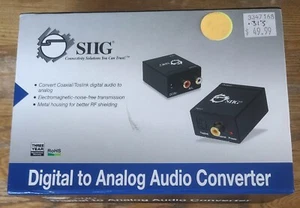 SIIG Digital to Analog Audio Converter CE-CV0011-S1 - Picture 1 of 2