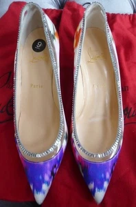 NUEVOS zapatos de bomba Christian Louboutin ""Paulina pedrería"" talla 39 $1375 - Imagen 1 de 1