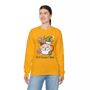 Lo último Sudadera Cocoa Time, Acogedor Suéter de Invierno, Regalo de Navidad, Ropa de Vacaciones, - Imagen 1 de 33