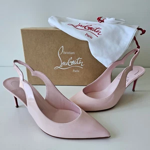 Christian Louboutin Hot Chick Sling 70 Rosa Lack Pumps 40 So Kate Pigalle - Bild 1 von 17