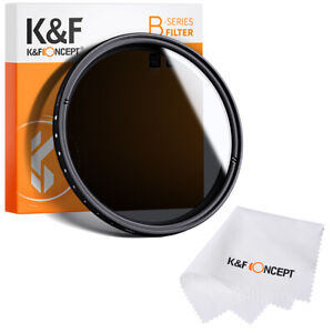K&F Concept Fader Variable Neutral Density ND Filter 43/46/52/58/62/67/72/77mm