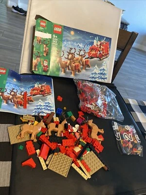 Lego Juguete de Construcción Vacaciones Trineo de Papá Noel (40499) Falta un Ciervo Foto 1 de 4