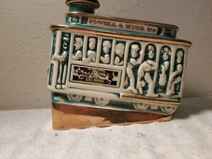 Vintage 1968 Ezra Brooks San Francisco Trolly Whiskey Dekanter in gutem Zustand - Bild 1 von 6