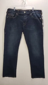 Pantalones de mezclilla True Religion para hombre 40x32 Ricky relajados rectos sin solapa NUEVOS $159 - Imagen 1 de 10