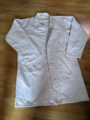 Herren Mantel Berufsmantel Baumwolle,  Apothekermantel, Laborkittel Labormantel - Bild 1 von 2