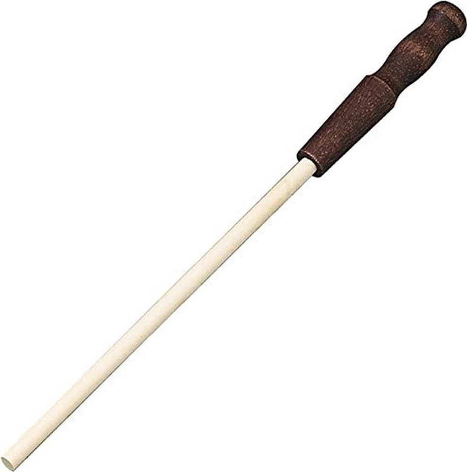 Arkansas Sharpeners AC46 Ceramic 11.5" Sharpening Stick w/ 7" Rod & Wood Handle - Image 1 of 1