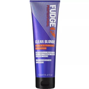 FUDGE Clean Blonde Violet-Toning Hydrating Shampoo for Blonde Hair 250ml *NEW* - Picture 1 of 4