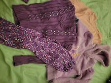 Girls 8 piece lot outfits pants shirts sweater hoodie leggings size 5 Kids HQ