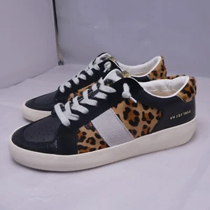 Vintage Havana Milana Leopard Wedge Womens Black, Brown Sneakers Casual Shoes M - Picture 1 of 21