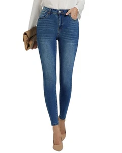 Jeans Women Jean Leggings for Women High Waisted Tummy Control Pants Colored ... - Picture 1 of 8