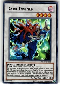 YuGiOh Order of Chaos Card ORCS-EN095 SR Dark Diviner - Picture 1 of 4