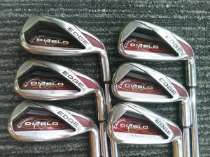 Callaway Diablo Edge Red Iron Set 5-9,Pw 6pc Flex Stiff N.S.PRO 950GH Steel - Picture 1 of 6