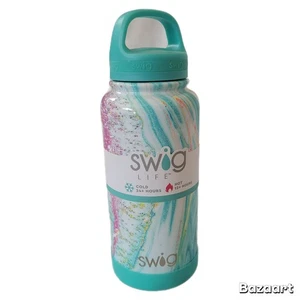Swig Life dreifach isolierte Warm/Kalt Edelstahl 30oz Flasche Fernweh NEU - Bild 1 von 5