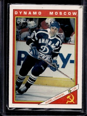 1991-92 O-Pee-Chee Andrei Lomakin Sharks & Russians Insertos #40R Foto 1 de 2