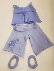 American Girl Mia PJ's Set Pajamas Outfit Blue Purple Girl Of The Year GOTY - Picture 1 of 2