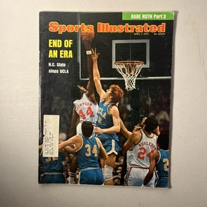 Sports Illustrated April 1, 1974 End Of an Era N.C. State Stops UCLA Bill Walton - Picture 1 of 3