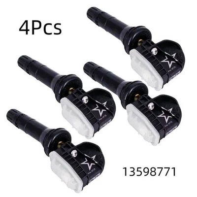 For BUICK CADILLAC CHEVROLET 4Pcs NEW TPMS TIRE PRESSURE SENSOR OEM 13598771 Foto 1 de 4
