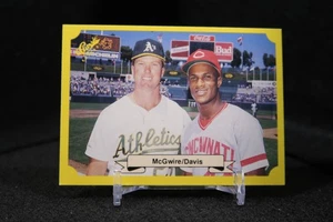 MARK McGWIRE / DAVIS 1987 CLASSIC UPDATE YELLOW/GREEN BACKS #150 - Picture 1 of 2