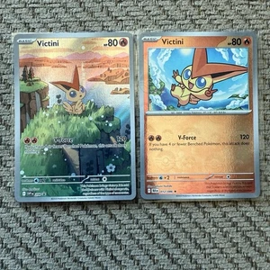 Victini 208 Sv: Tarjetas Promocionales Escarlata y Violeta Holo + Pokeball de Bonificación Victini 012 - Imagen 1 de 7