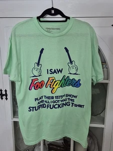Foo Fighters Tshirt Toads Place New Haven CT 9/23/2025 OFFICIAL Size L NO POSTER - Picture 1 of 3