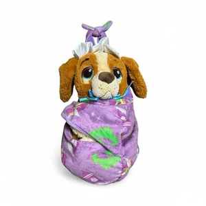 Peter Pan Nana Baby Plush Dog Doll Blanket Pouch Swaddle Disney Parks Babies - Picture 1 of 2