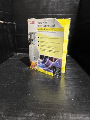 Alarma de humo interconectada Kidde Hardwire - 120 V CA alimentada con batería de respaldo Foto 1 de 3