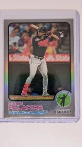 Richie Palacios 2022 Topps Heritage Chrome Silver RC /373 #634-CLE - Bild 1 von 2