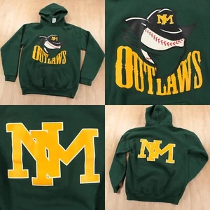 vtg New Mexico Outlaws Baseball hoodie sweatshirt YOUTH XL vtg 00s y2k - Picture 1 of 7
