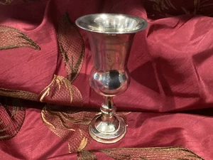 Victorian Silver Kiddush cup of baluster form (London 1901) Alfred Ivory - Picture 1 of 5