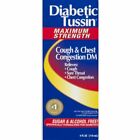 Diabetic Tussin Maximum Strength Cough & Chest Congestion DM Liquid 4 Oz 2 Pack