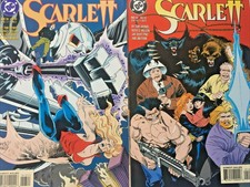 SCARLETT. NO'S 12-13. (2 ISSUE LOT). VINTAGE 1993. DC COMICS.