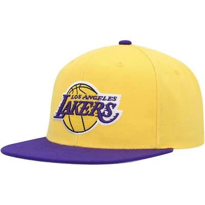 PARA HOMBRES MITCHELL & NESS NBA SIDE CORE 2.0 SNAPBACK LAKERS - AMARILLO-PÚRPURA Foto 1 de 4