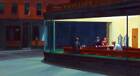 Edward Hopper - Nighthawks 76.2x102cm Arrotolato Tela Arredo Casa Stampa
