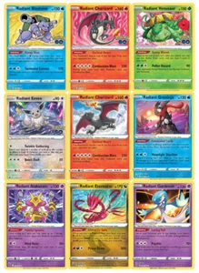 Pokemon Radiante Raro ¡Elige tu carta! Holograma arte completo ultra raro todo disponible - Imagen 1 de 24