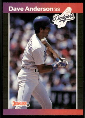 1989 Donruss #434 Dave Anderson - Image 1 of 2