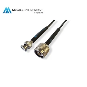 LMR-195 Times Microwave Coaxial Cable Assembly N Type male BNC male Connectors - Picture 1 of 3