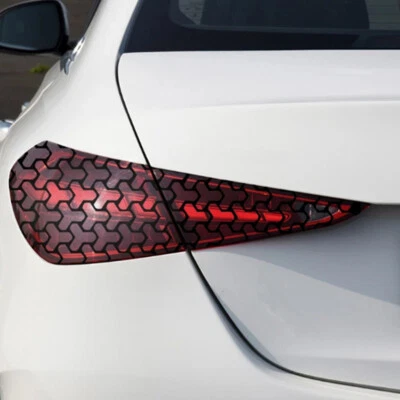 Car Stickers Auto Rear Tail Light Film Racing Stripe Taillight Decals Waterproof - Image 1 of 4
