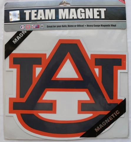 NCAA Auburn Tigers Magnet 11 3/4" Wide Heavy Gauge Magnetic Vinyl Cover