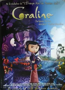 CORALINE - HENRY SELICK - RARE STYLE B LARGE ROLLED FRENCH MOVIE POSTER - Picture 1 of 1