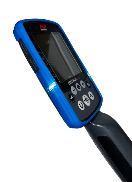 SPINADISC Minelab Equinox Control Box Rubber Bumper Fits Equinox 600 and 800 Blue