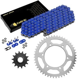 Blue O-Ring Drive Chain & Sprockets Kit for Yamaha XJ600S SecaII1992-1998 - Picture 1 of 8