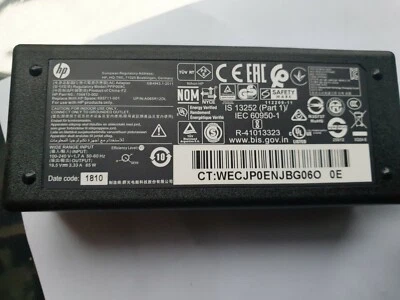 ADAPTADOR AC HP 456413-002 19.5V 3.33A (r5trolley.5b3) Foto 1 de 2