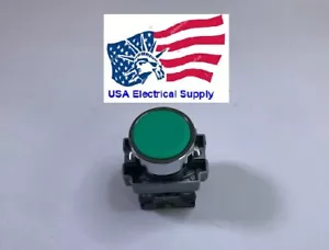 XB2BA31C Schneider Momentary Green Push Button Switch (ZB2-BZ101+ ZB2-BA3C) - Picture 1 of 3
