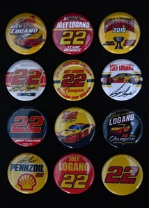 Joey Logano - 1 Inch Buttons - Set of 12 - Picture 1 of 2