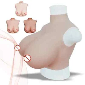Body leggero forme seno artificiale grande piatto realistico crossdresser cosplay - Foto 1 di 19
